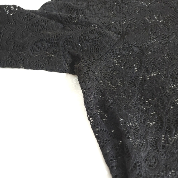 Maurices Women's Top Lace Black Tunic Coverup Size XL - Picture 8 of 12